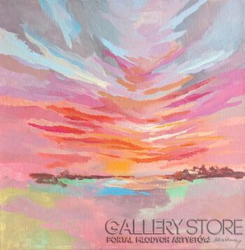 Laura Konieczny-Płomień ciszy-Malarstwo