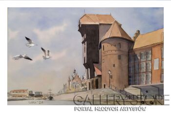 Leszek Błażewicz-Gdańsk.-Akwarela