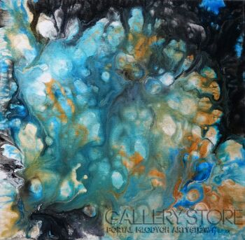 Lidia Grabowska-Blue I-Malarstwo