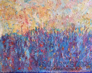 Magdalena Walulik-Abstrakt Gruba faktura II-Olej
