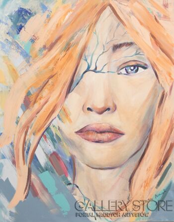 Małgorzata Brzozowska-Nowak-Portret abstrakcyjny_2-Akryl
