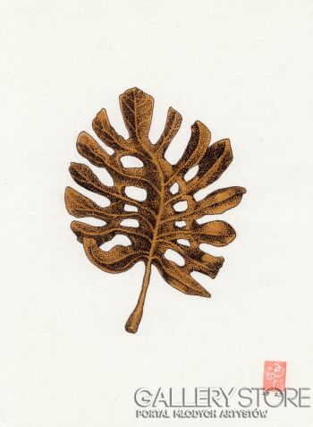 Złote Liście - Monstera