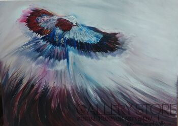 Mariola Świgulska-Free like a bird-Olej