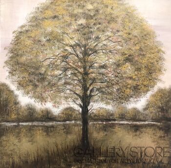 Mariola Świgulska-Golden tree-Akryl
