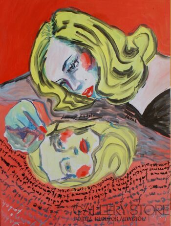 Marlena Kuć-Veronica w lustrze-Olej