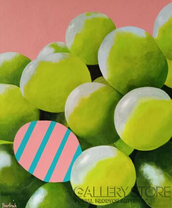 Marta Bartnik-Green Grapes-Akryl