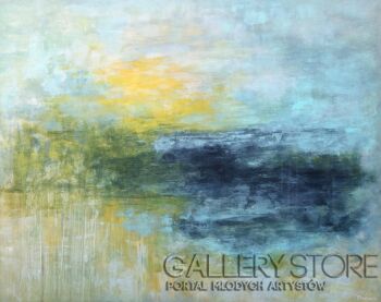 Marta Machowicz-Lato muśnięte błękitem -Malarstwo