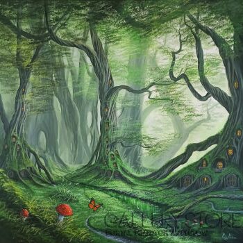 Martyna Mączka-Leśna cisza giclee-Giclee
