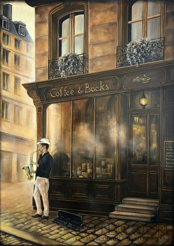 Martyna Szczotka-Coffee time -Malarstwo
