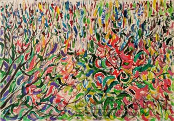 Mikołaj Jackiewicz-Kwiaty górskie-Malarstwo
