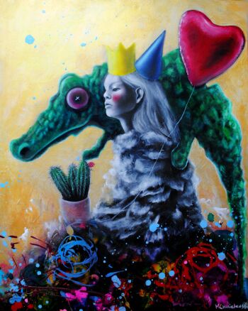 Milena Chmielewska-Miss Introvert-Olej
