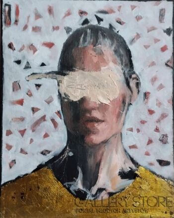 Portrait in white I