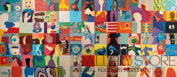 Monika Winnicka-THING POSITIVE I,II,III-Olej
