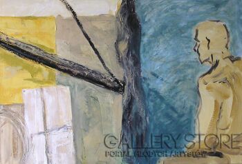 Natalia Rozmus - Esparza-Akt i przestrzeń-Olej