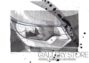 Natalia Rozmus - Esparza-Automobile nr.9-Technika mieszana