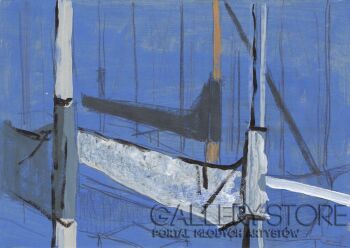 Natalia Rozmus - Esparza-Holandia maszty | Zeewolde boats-Akryl