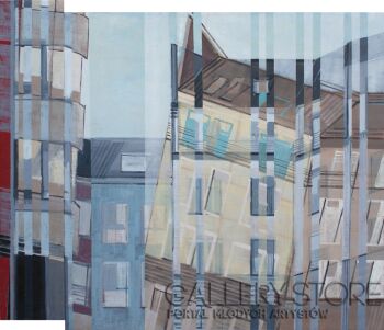 Natalia Rozmus - Esparza-Po-widoki miasta nr.8-Olej