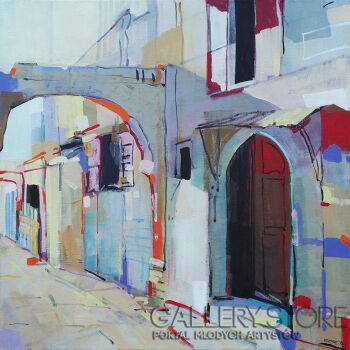 Natalia Rozmus - Esparza-Rodos _wejście do domu-Olej