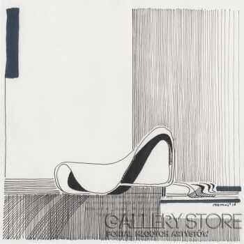 Natalia Rozmus - Esparza-Zaha Hadid | Heydar Alyiev | seria Ikony archtektury-Rysunek