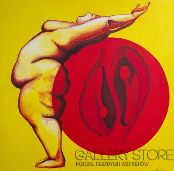 Oksana Chumakova-Czerwone ziarno, 2023.-Malarstwo