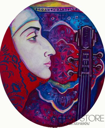 Oksana Chumakova-„Sofiko”, 2023-Akryl
