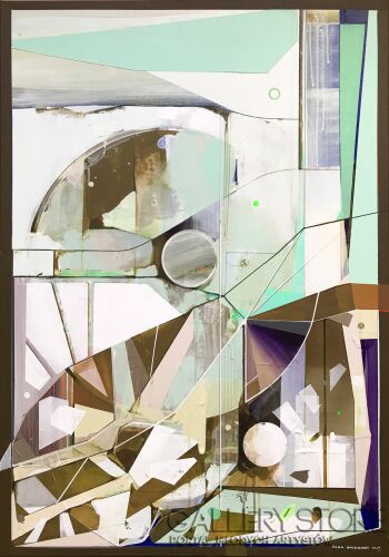 Olga  Hausmann-Pieces build the whole-Malarstwo
