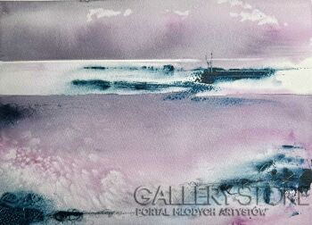 Paulina Yama-Różowa abstrakcja-Malarstwo