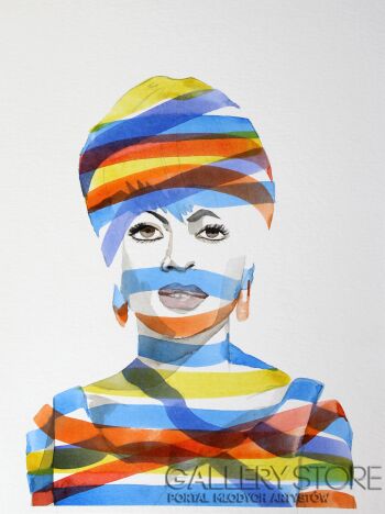 Paweł Dąbrowski-Wieczorowa Diana-Akwarela