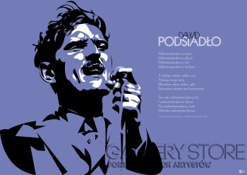 Paweł Jan Kamiński-DAWID PODSIADŁO POSTER-Giclee