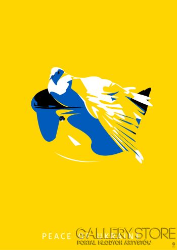 Paweł Jan Kamiński-PEACE OF UKRAINE POSTER-Giclee