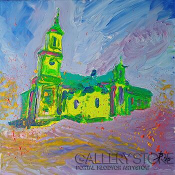 Piotr Bomersbach-Kościół Cystersów w Jędrzejowie-Malarstwo