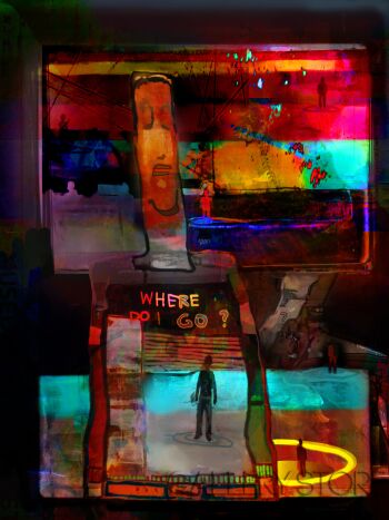 Piotr  Gola-Where do I go?-Grafiki i plakaty