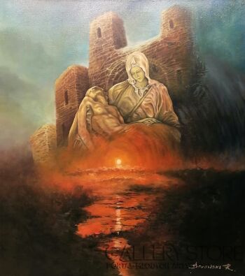 Robert Borowski-Pieta-Olej
