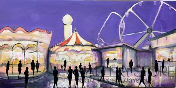 Romuald Mulk Musiolik-Odpust w Tworkowie-Malarstwo