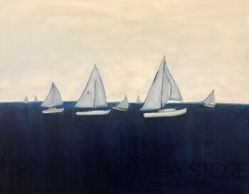 Romuald Mulk Musiolik-Regatta 1966-Olej