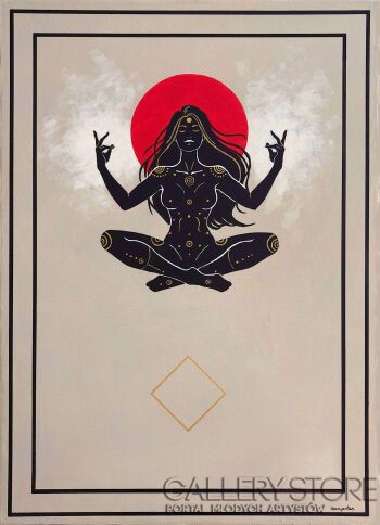 Sebastian Garyantesiewicz-Równowaga złotej świadomości -Malarstwo