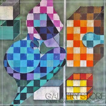 Vanessa Eslain Świgulska-Jop-Kwintesencja geometrii-Akryl
