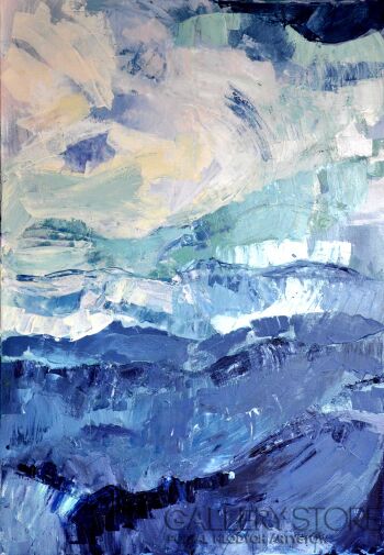 Weronika Munia-Blue-Akryl