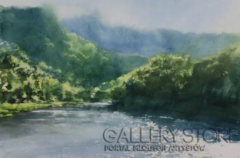 Witold Zieliński-PRZEŁOM DUNAJCA II-Malarstwo