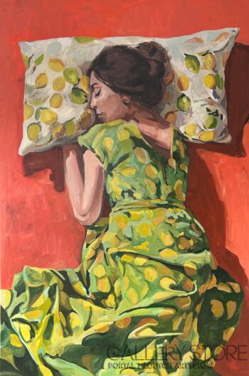 Zuzanna Strychalska-Włoska siesta -Malarstwo