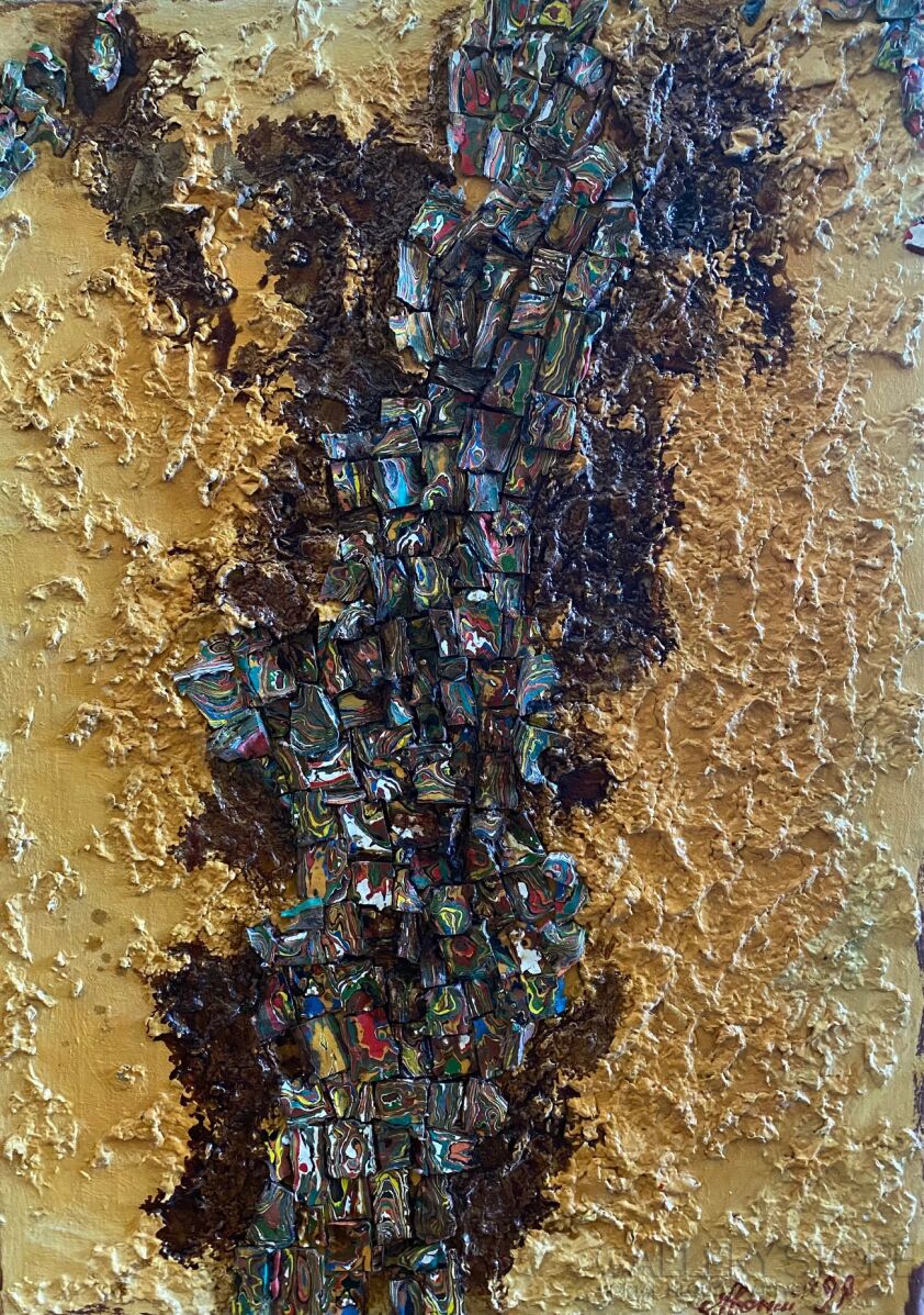 Agnieszka Boroń-"Meandry #1"-Akryl