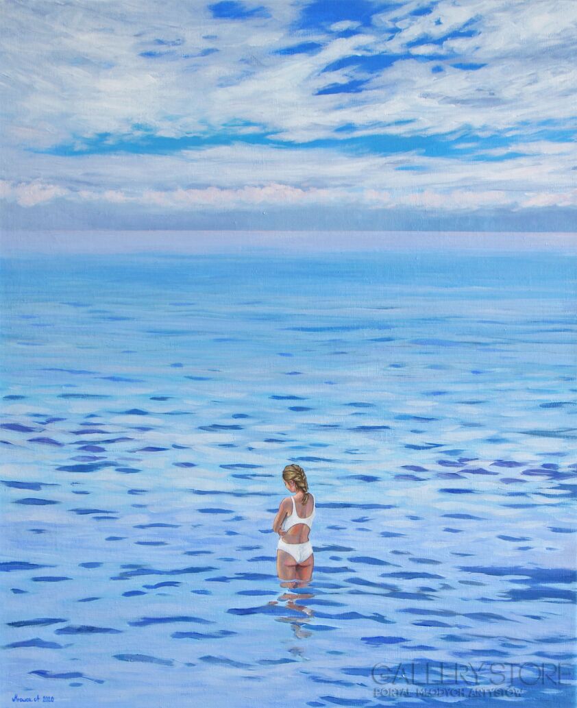 Agnieszka Turek-Niebieskie wspomnienie-Akryl