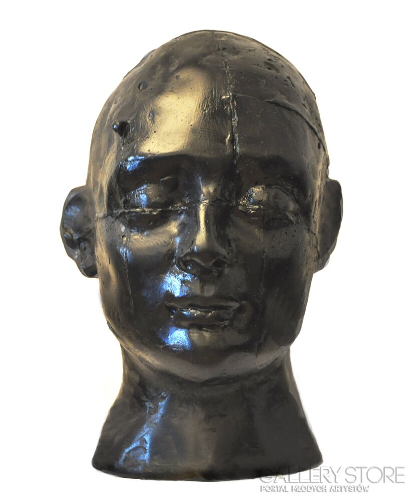 Aleksandra Koper-Czarny portret_1-Rzeźby