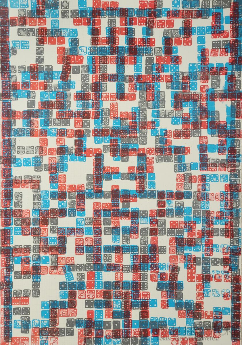 Amadeusz Popek-Defragmentacja-domino_3-Grafiki i plakaty