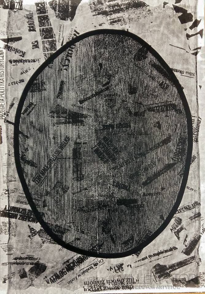 Amadeusz Popek-Medialne jajo-Grafiki i plakaty