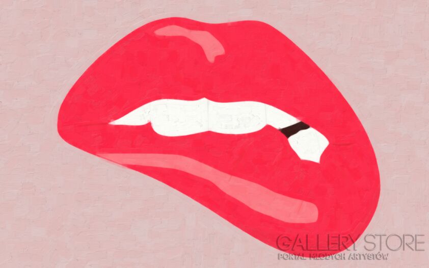 Andrzej Andrychowski-lips_teeth_confusion-Giclee