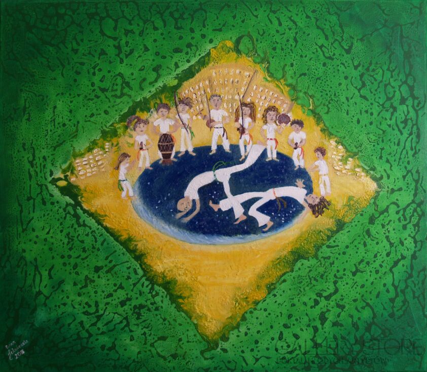 Anna Jakubowska-Capoeira-Malarstwo