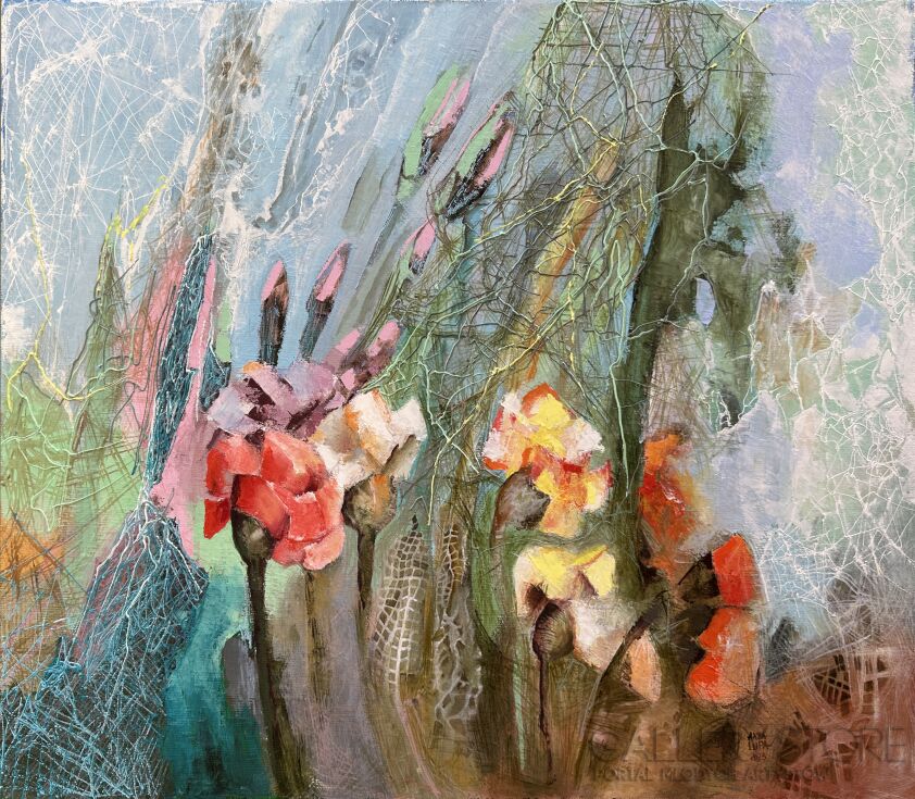 Anna Lupa-Suchy-Goździki IV-Olej