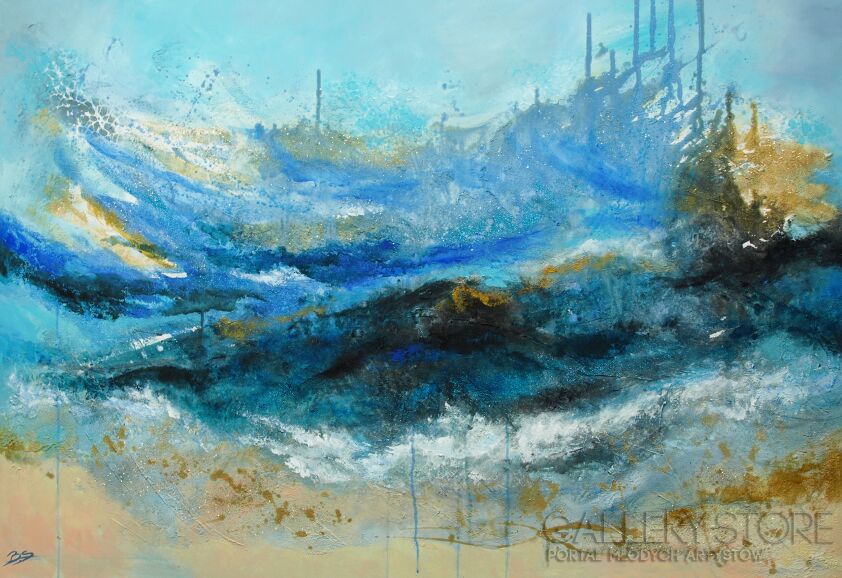 Barbara Soborak-Głębia oceanu-Malarstwo
