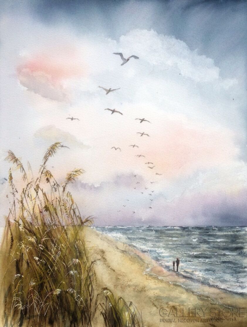 Bożenna Niewinowska-Morskie opowieści-Akwarela